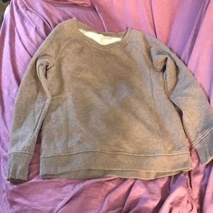 Brown pullover sweatshirt